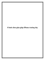 8 bước đơn giản giúp iPhone trường thọ. pptx