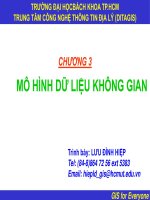 CHƯƠNG 3 MÔ HÌNH DỮ LIỆU KHÔNG GIAN pdf