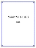 Angkor Wat một chiều mưa potx