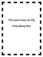 Tầm quan trọng của bếp trong phong thủy doc