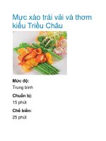 Mực xào trái vải và thơm kiểu Triều Châu pdf