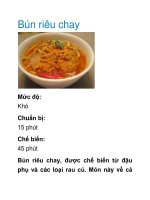 Bún riêu chay potx