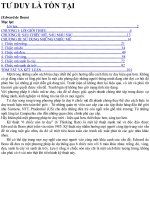 TƯ DUY LÀ TỒN TẠI - edward de bono