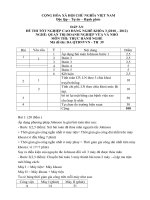 đáp án đề thi thực hành-quản trị doanh nghiêp vừa và nhỏ-mã đề thi qtdnvvn-th(39)