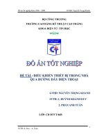 LUẬN VĂN:ĐIỀU KHIỂN THIẾT BỊ TRONG NHÀ QUA ĐƯỜNG DÂY ĐIỆN THOẠI pot