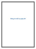 Đừng từ chối sự giúp đỡ docx