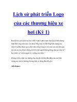 Lịch sử phát triễn Logo của các thương hiệu xe hơi (Kỳ 1) pdf
