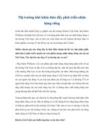 Thị trường khó khăn thúc đẩy phát triển nhãn hàng riêng doc