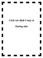 Cách xác định Cung và Hướng nhà doc