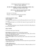 đáp án + đề thi lí thuyết tốt nghiệp khóa 2 - quản trị cơ sở dữ liệu - mã đề thi qtcsdl - lt (12)