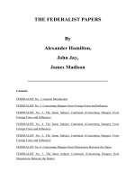 THE FEDERALIST PAPERS potx