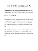 Hoa tươi cho nhà đẹp ngày 8/3 potx