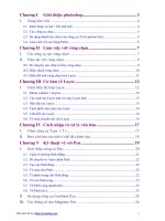 giáo trình  photoshop