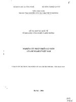 Nghiên cứu phát triển gà vườn của Hunggari ở Việt Nam doc