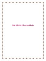 Quả phật thủ giã rượu, chữa ho pptx