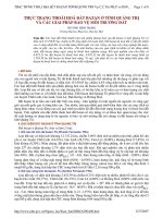 THỰC TRẠNG THOÁI HOÁ ĐẤT BAZAN Ở TỈNH QUẢNG TRỊ VÀ CÁC GIẢI PHÁP BẢO VỆ MÔI TRƯỜNG ĐẤT ppt