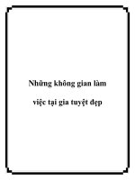 Những không gian làm việc tại gia tuyệt đẹp ppt