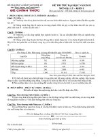 Đề Thi Thử Đại Học KHối C Địa 2013 - Phần 3 - Đề 2 doc