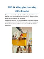 Thiết kế không gian cho những thiên thần nhỏ doc