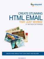 Create Stunning HTML Email That Just Works pot