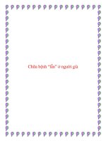 Chữa bệnh “lẫn” ở người già. potx