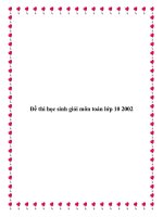 Đề thi học sinh giỏi môn toán lớp 10 2002 doc