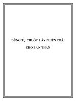 ĐỪNG TỰ CHUỐT LẤY PHIỀN TOÁI CHO BẢN THÂN pdf