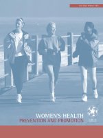 WOMEN’S HEALTH PREVENTION AND PROMOTION pot
