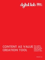 Content as Value Creation Tool potx