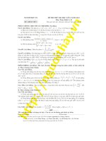 Đề thi thử đại học môn toán năm 2013, đề chính thức - diễn đàn Boxmath.vn pot
