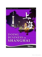Doing business in Shanghai pdf