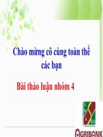 Quản trị chiến lươc phân tích chiến lược doanh nghiệp AGRIBANK