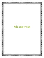 Nấu cho trẻ ăn doc