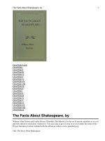 The Facts About Shakespeare pptx