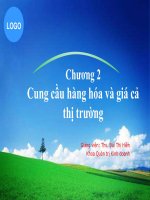 Cung cầu hàng hóa và giá cả thị trường docx