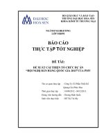 Đề xuất cải thiện tổ chức dự án Hội nghị khách hàng quốc gia 2013 của PMV