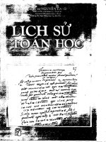 lịch sử toán học-nguyễn cang