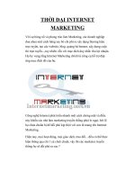 THỜI ĐẠI INTERNET MARKETING pdf