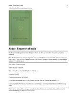 Akbar, Emperor of India ppt