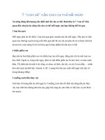 7 “con số” cần cho cơ thể mỗi ngày pdf