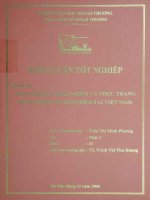 Hoạt động tái bảo hiểm và thực trạng hoạt động tái bảo hiểm tại Việt Nam