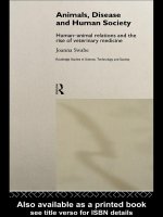 ROUTLEDGE STUDIES IN SCIENCE, TECHNOLOGY AND SOCIETY: Human-animal relations and the rise of veterinary medicine pot
