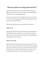 Phản ứng gì khi con nói năng, phản ứng thô lỗ? potx