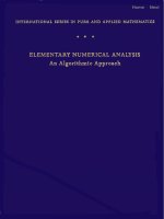 elementary numerical analysis  an algorithmic approach, 3rd ed - de boor