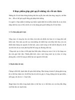 8 thực phẩm giúp giải quyết những rắc rối sức khỏe ppt