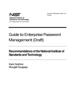Guide to Enterprise Password Management (Draft) pptx