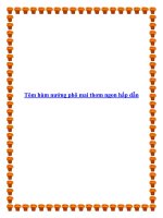 Tôm hùm nướng phô mai thơm ngon hấp dẫn docx