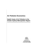 Air Pollution Economics - Health Costs of Air Pollution in the Greater Sydney Metropolitan Region pptx