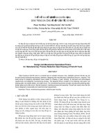 THIẾT KẾ VÀ CHẾ TẠO ĐỒ GÁ CHUYÊN DỤNG DÙNG TRONG GIA CÔNG VỎ HỘP GIẢM TỐC XE NÂNG ppt