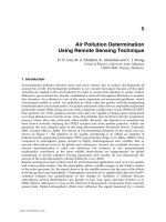AIR POLLUTION DETERMINATION USING REMOTE SENSING TECHNIQUE pptx